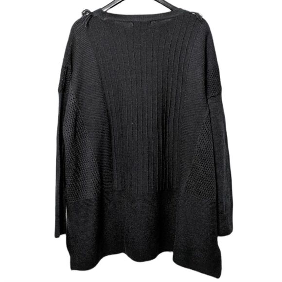 WALLFLOWER Oversized Fringe Wool Sweater L - Picture 5 of 8